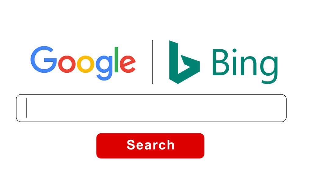 google bing differences simalarities