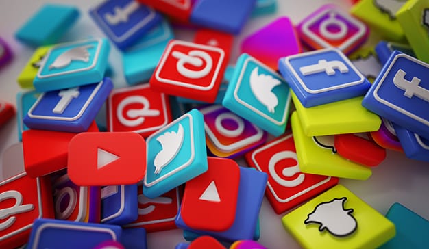 redes sociales iconos