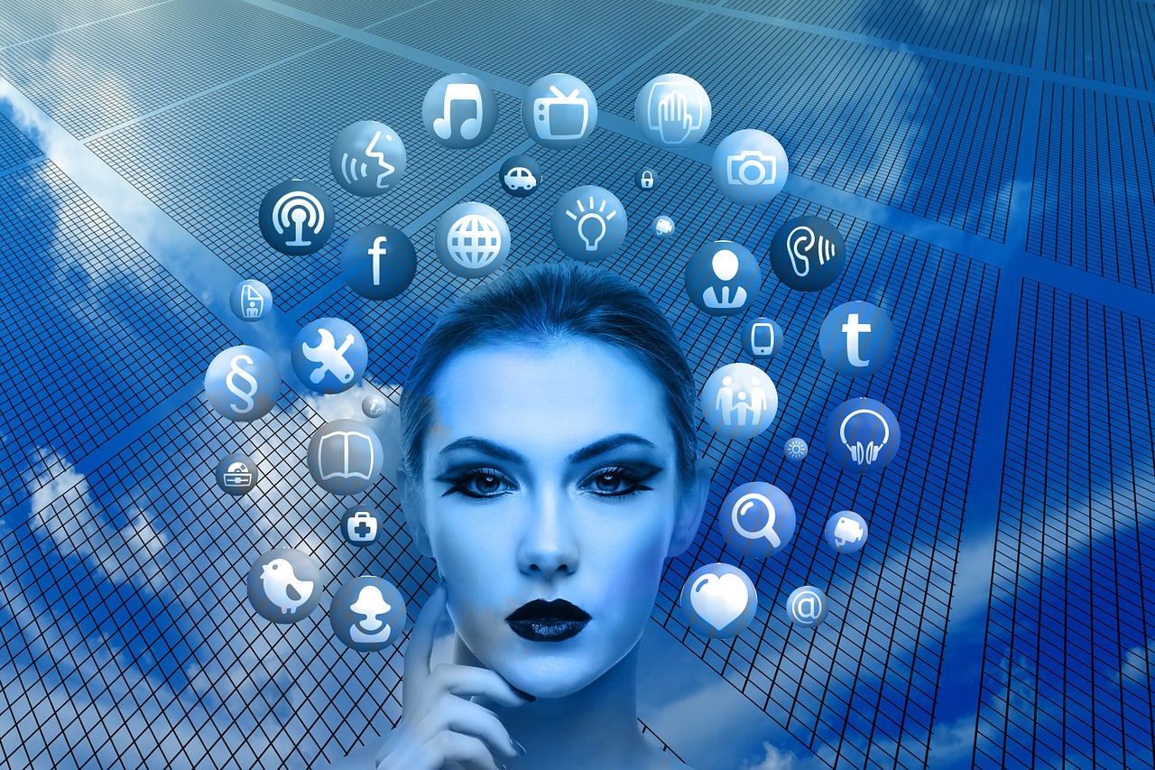 woman face social media thoughts 1446557