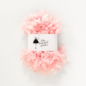 Light pink fringe garland