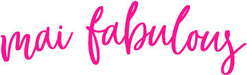Mai Fabulous text logo